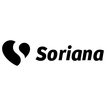 Soriana Logotipo Plaza Terranova Negro
